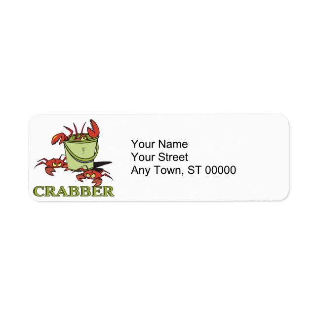 crabber bucket of crabby crabs (Front)