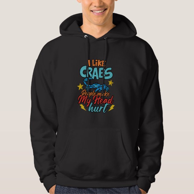 Crabbing For Men Women Kids Crab Feast Hoodie (Front)