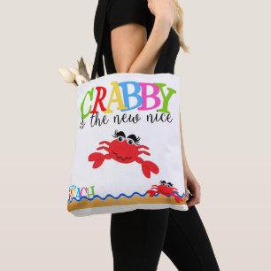 Crabby All-Over-Print Tote Bag, Medium Bag