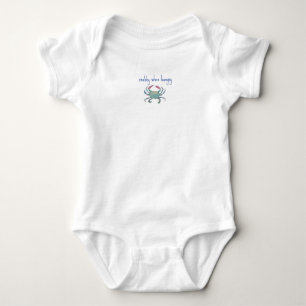 Crabby baby bodysuit