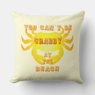 Crabby Beach Pillow