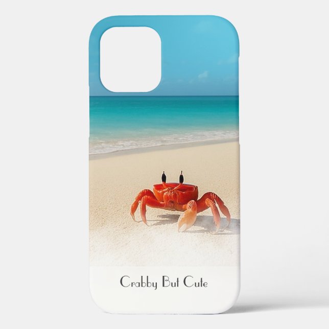 Crabby But Cute – iPhone 12 Tough Case (Back)