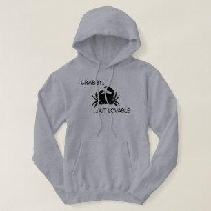 Crabby But Lovable Fishing Hoodie