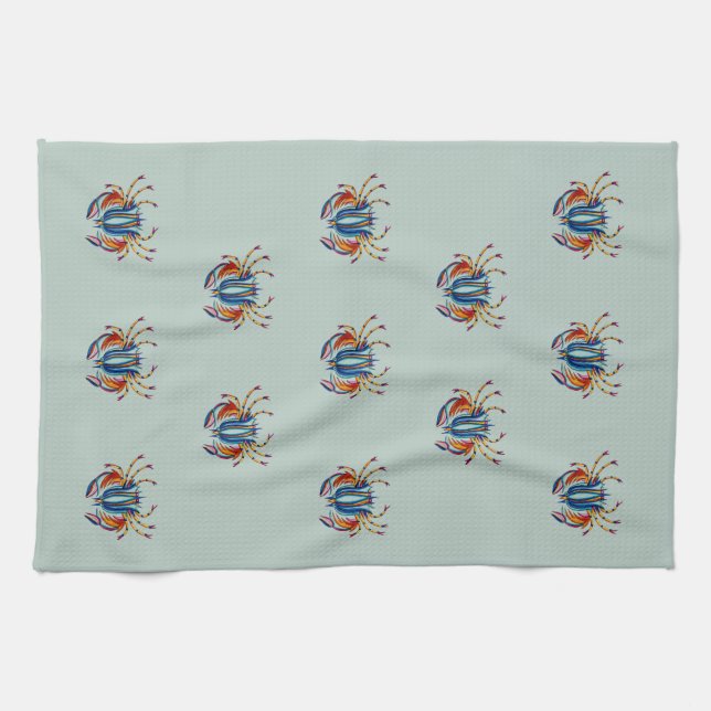 Crabby Kitchen Towel (Horizontal)