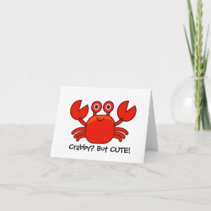 Crabby ? Mais mignon!/Cartographie Carte d'anniver