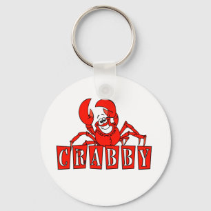 Crabby Tshirts and Gifts Keychain