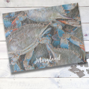 Crabe bleu du Maryland Puzzle personnalisé