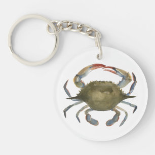 Crabe d'aquarelle - gris