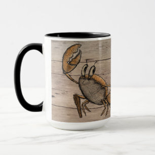 Crabe et Hibiscus Mug 15oz