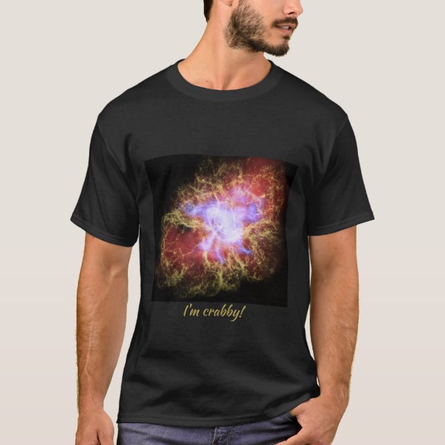 Crabe Nebula Je suis Crabby Tshirt (Devant)