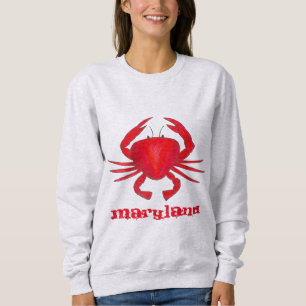 Crabe rouge du Maryland Crabe Sweatshirt de plage