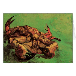 Crabe sur son dos par Vincent van Gogh Carte de vo