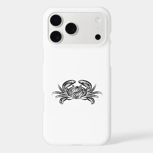 Crabe tribal noir et blanc