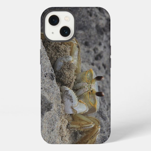 Crabs, crustaceans, sand iPhone case (Back)
