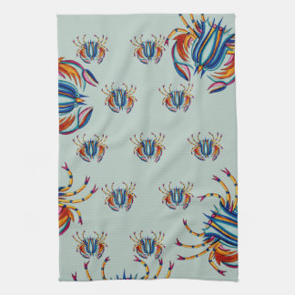 Crabs Eating Crabs Kitchen Towel