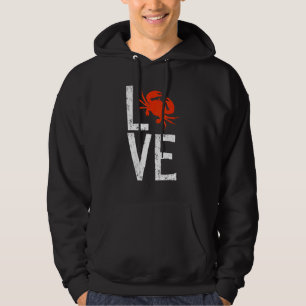 Crabs Love Crab Crabbing Lobster Crustacean Hoodie