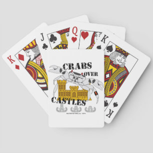 Crabs over Castles Playing Cards