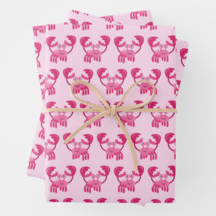 Crabs Wrapping Paper Sheet