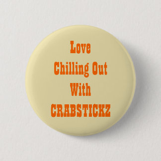 Crabstickz Fan Page 2 Inch Round Button