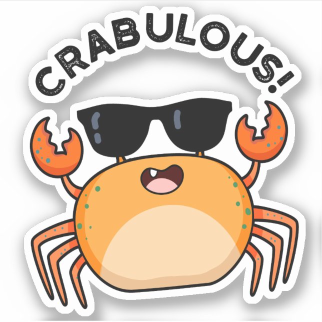 Crabulous Funny Crab Pun  (Front)