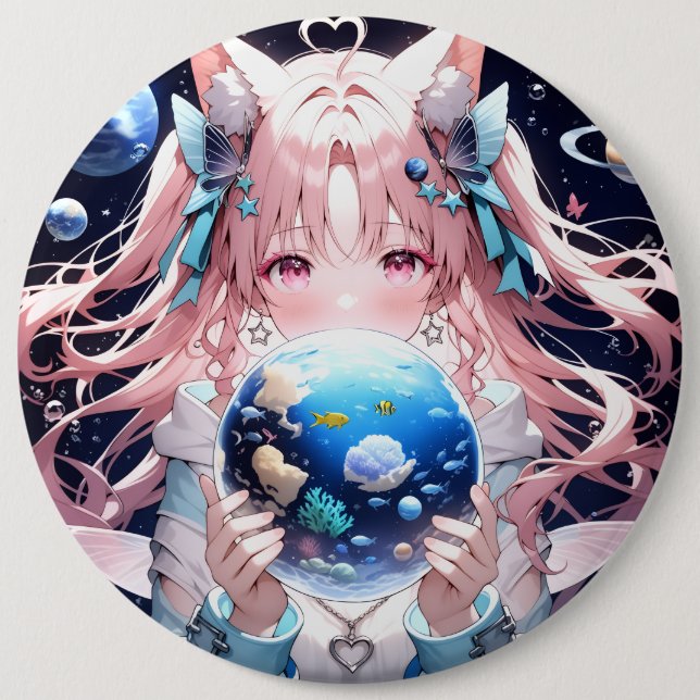 Crachá 6 Inch Round Button (Front)