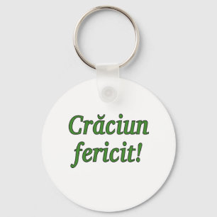 Crăciun fericit! Merry Christmas in Romanian gf Keychain