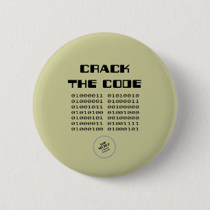 Crack the Code AH2009 2 Inch Round Button