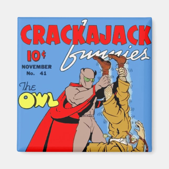 Crackajack Funnies Magnet (Front)