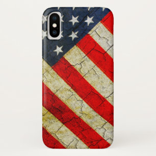 Cracked American flag Case-Mate iPhone Case