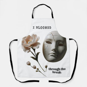 Cracked and Bloomed – A symbolic and emotional wor Apron