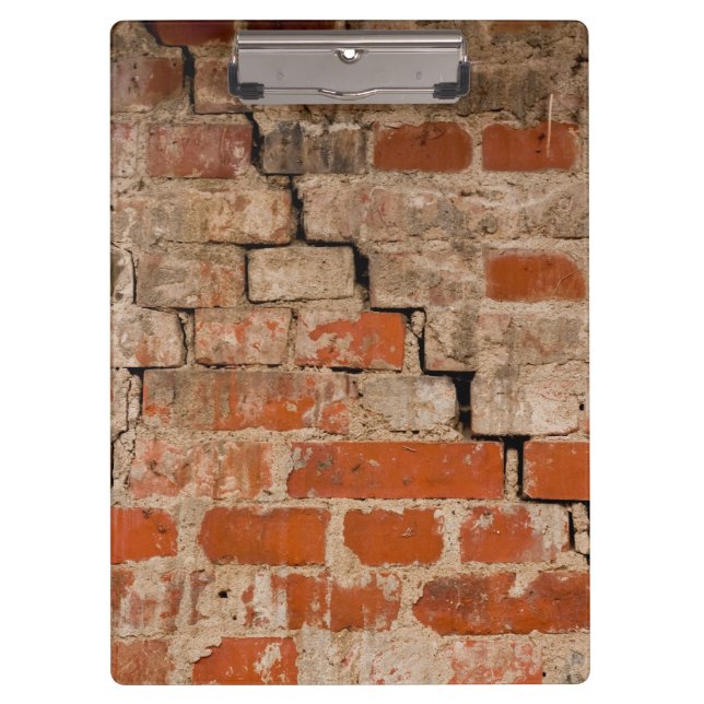 Cracked brick wall clipboard (Front)