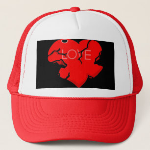 Cracked + Broken Heart Trucker Hat