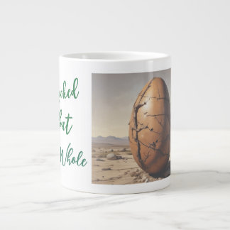 Cracked but Still Whole - Egg Collectiom Large Coffee Mug