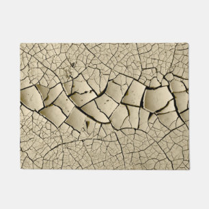 Cracked Dry Earth Doormat