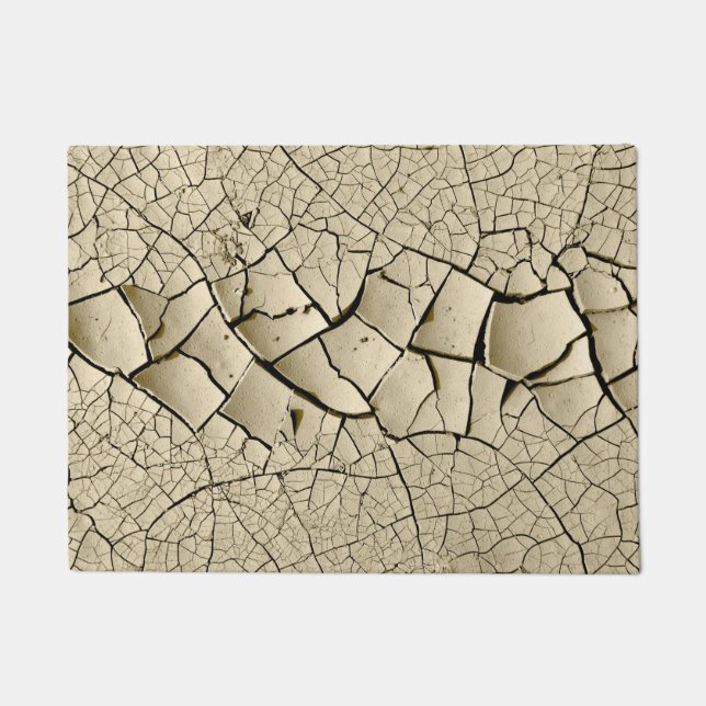 Cracked Dry Earth Doormat (Front)