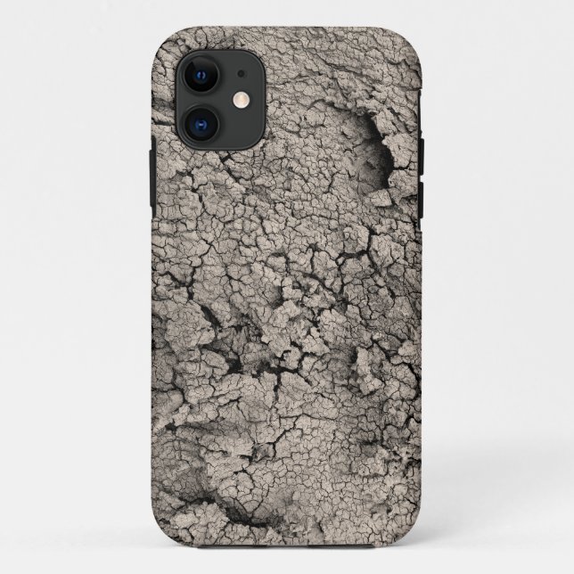 Cracked Earth Cool Texture Case-Mate iPhone Case (Back)