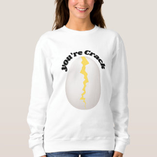 Cracked Egg Hoodie – Minimal Graphic