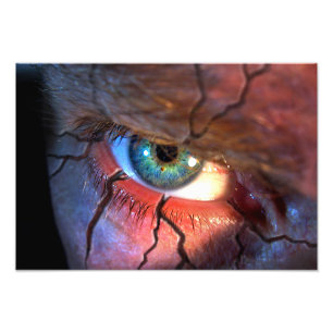 Cracked Eye Photo Print