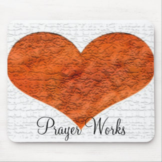 cracked heart, Prayer Works Mouse Pad
