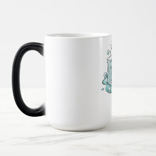 Cracked Ice Cube Illustration Art Magic Mug