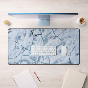 Cracked Ice Surface (Style 1) Oil Painting Desk Mat