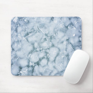 Cracked Ice Surface (Style 2) Oil Painting Mouse Pad