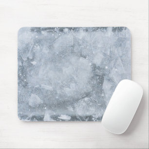 Cracked Ice Surface (Style 4) Oil Painting Mouse Pad