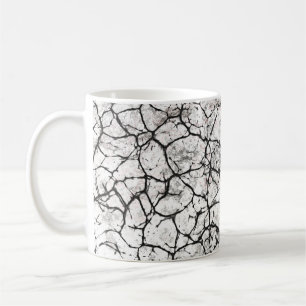 Cracked Marble Digital Pattern Coffee Mug