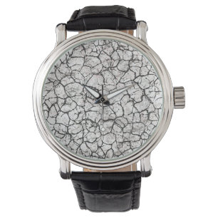 Cracked Marble Digital Pattern Watch