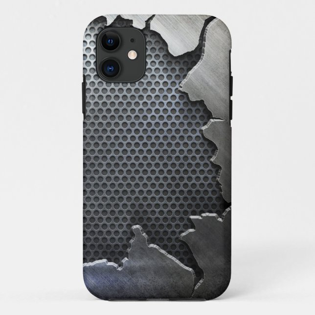 Cracked Metal iPhone 5,  Case-Mate iPhone Case (Back)