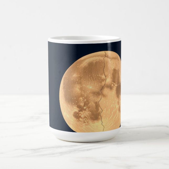 Cracked Moon Coffee Mug (Center)