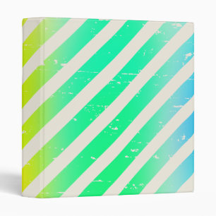 Cracked Ombre Stripes Binder
