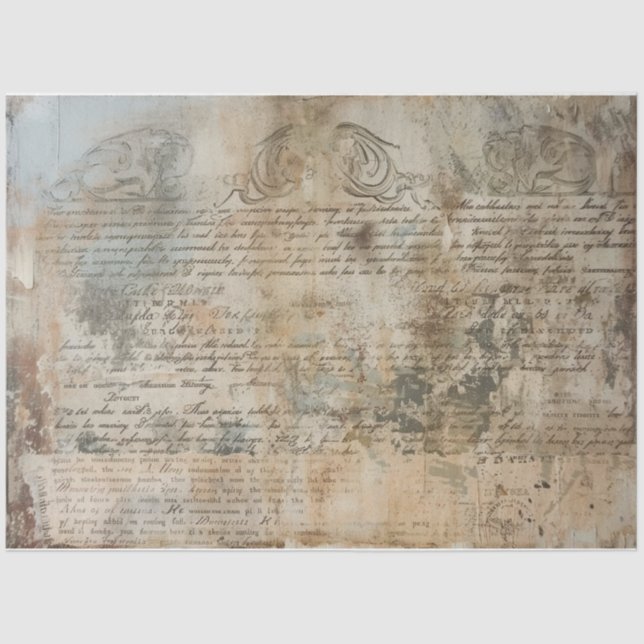 Cracked Plaster Tissue Paper (Front)