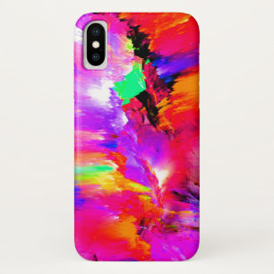 Cracked Rainbow Vibrant Multicolored Abstract Art Case-Mate iPhone Case